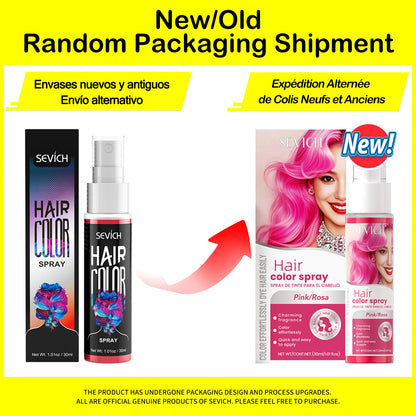 30ml Temporary Hair Color Spray - Instant DIY Hair Dye for Halloween, Parties, Costumes & Creative Hair Styling