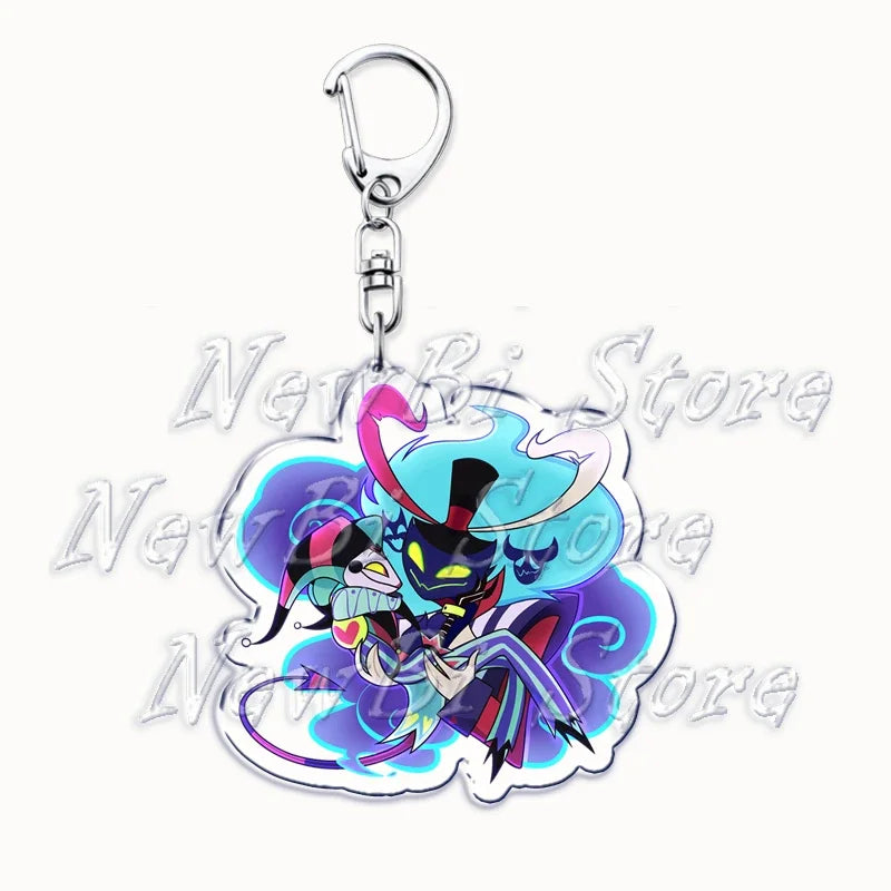 Helluva Blitzo Anime Keychain – Boss Pendant Bag Accessory & Fan Gift Keyring Jewelry