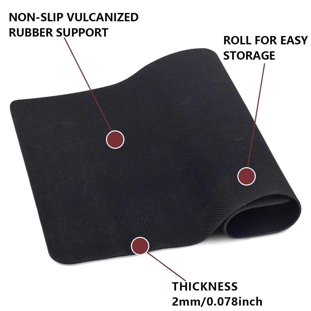 Gun Cleaning Rubber Mat Mouse Pad – AR15, AK47, Remington 870, GLOCK Gen4/Gen5, CZ-75, P220, P226, P229, Beretta 92, 1911 3D Work Mat