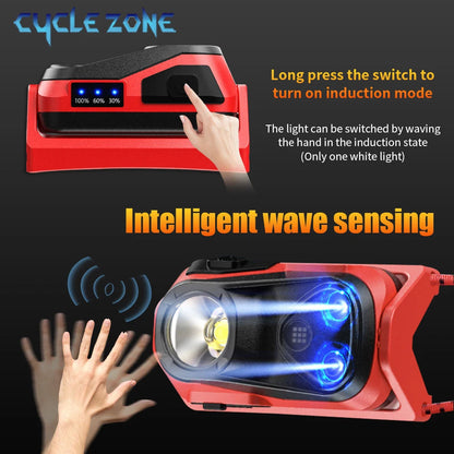 XPG Portable LED Headlamp - USB Rechargeable Mini Flashlight with 4 Modes for Work, Hiking & Outdoor Use