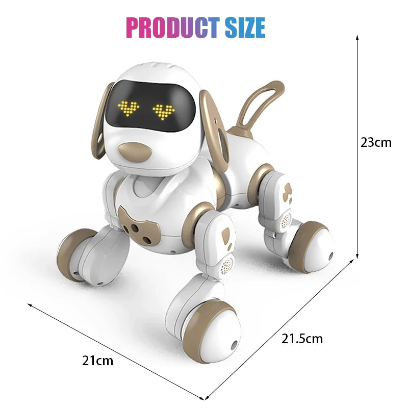 Funny RC Robot Dog – Electronic Stunt Dog with Voice Commands, Touch-Sense, and Music for Boys and Girls, Model 18011
