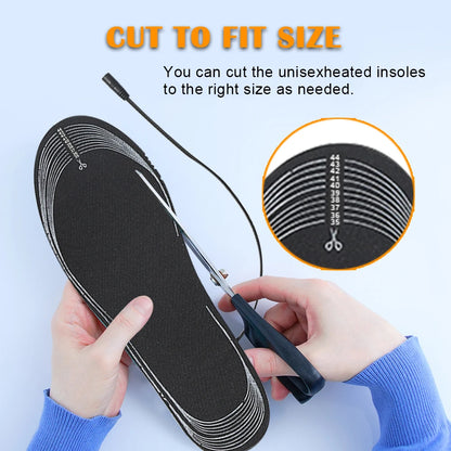 High-Quality USB Heated Shoe Insoles for Feet - Electric Foot Warming Pad, Winter Outdoor Sports Heating Insoles, Warm Sock Mat