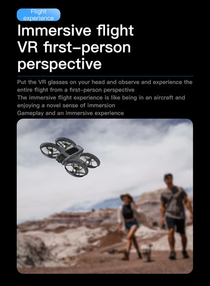 X266 Mini RC Drone – 8K HD Dual Camera, 6-Axis Headless Quadcopter with 360° Flip, Remote Control Helicopter Toy for Boys