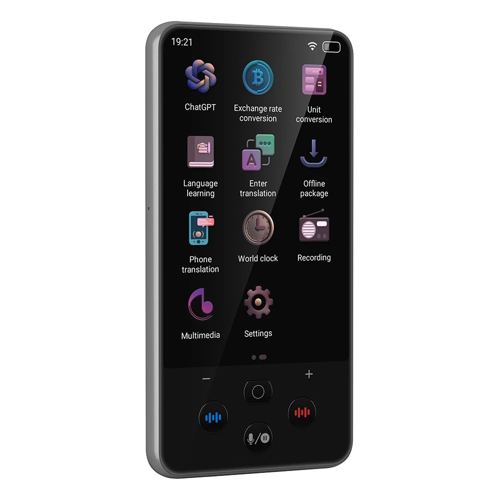 S85 Pro Language Translator Device – 138 Languages, Voice & Video Recording, Offline Translation, 8GB, 2000mAh
