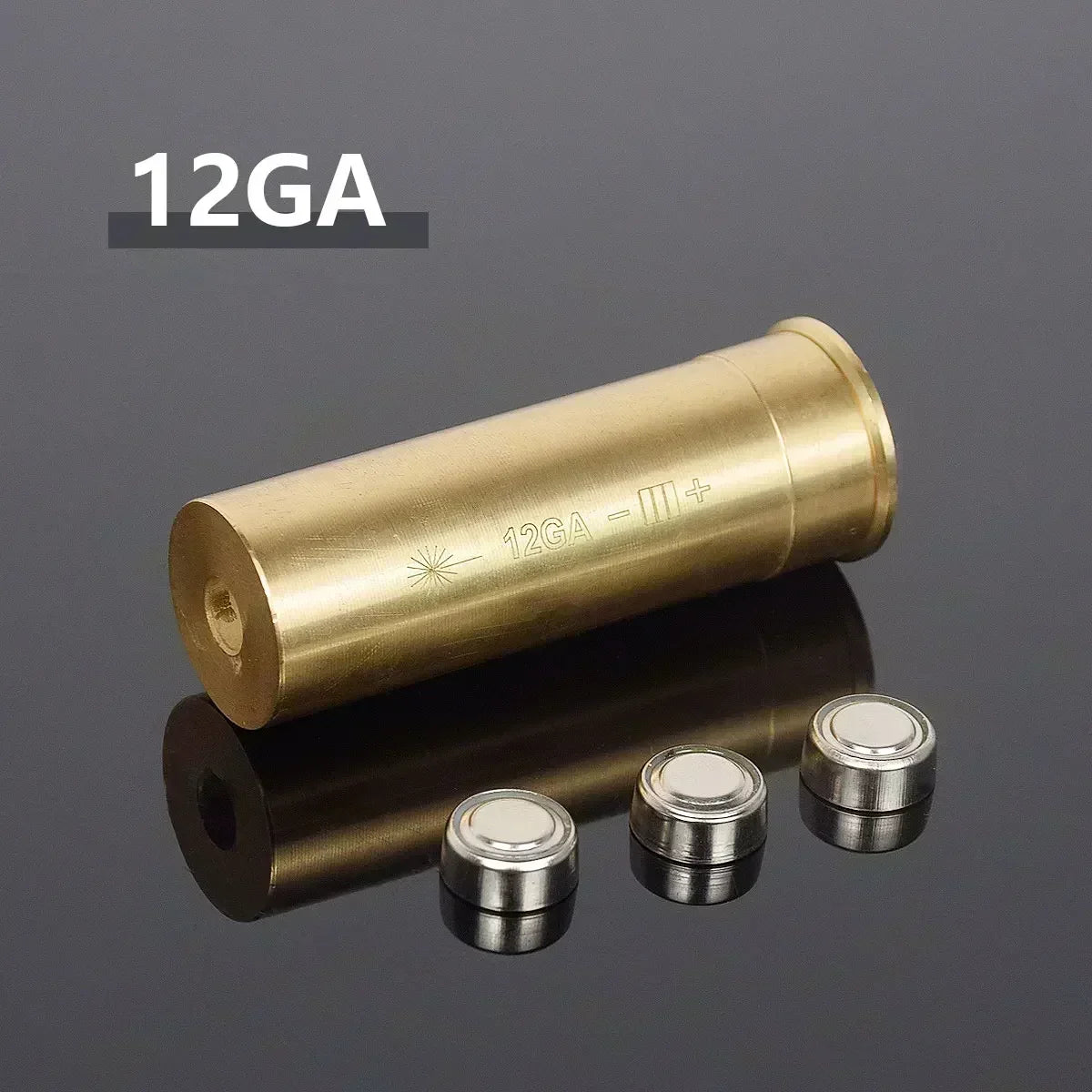 Multi-Caliber Laser Bore Sighter — 12GA, 20GA, 5.45x39, 7.62x39, 9x19mm, .223, .308, .338 Training Cartridge