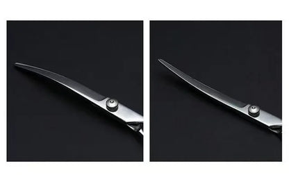 Pet Grooming Scissors Set – Professional Dog Hair Trimming Tools, Bent & Straight Scissors, Teddy Haircut Clippers