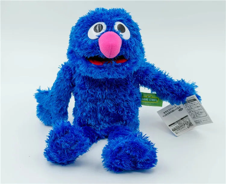 Sesame Street Plush Puppet Toys - Soft Stuffed Cartoon Figures for Kids Pretend Play & Collection