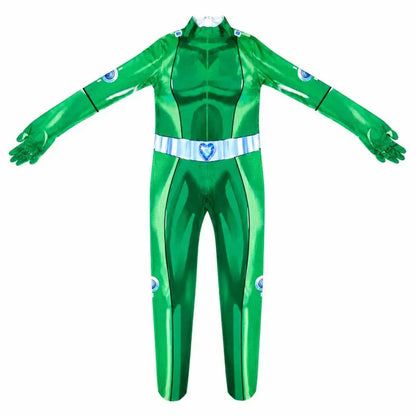 Totally Spies Cosplay Bodysuit - 3D Print Samantha, Clover & Alex Zentai Jumpsuit for Adult Women Halloween Costume