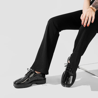 Women’s Split Toe Flats — Slip-On Casual Tabi Mary Janes, Pig Hoof Style Loafers, Fashionable Shoes