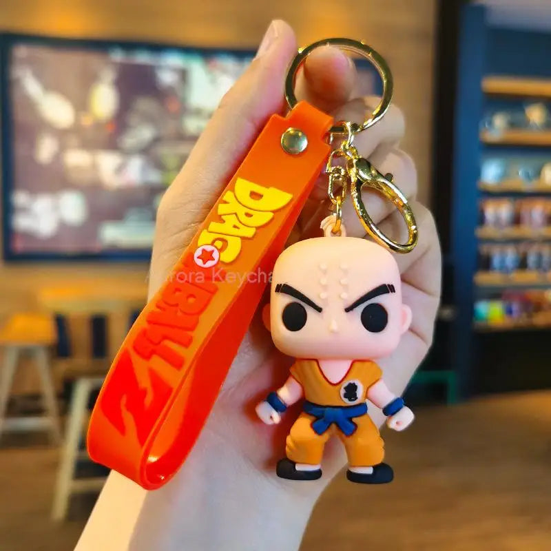 Dragon Ball Z Keychain – Super Saiyan Goku, Bulma, Broly, Piccolo & Majin Buu Car Pendant Toy Gift for Kids