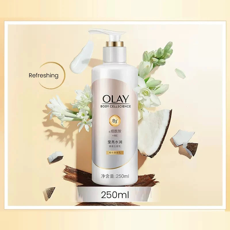 OLAY Body Lotion B3+ Niacinamide – Nourishing, Hydrating, Firming & Brightening Body Cream, Olay Body Cellscience