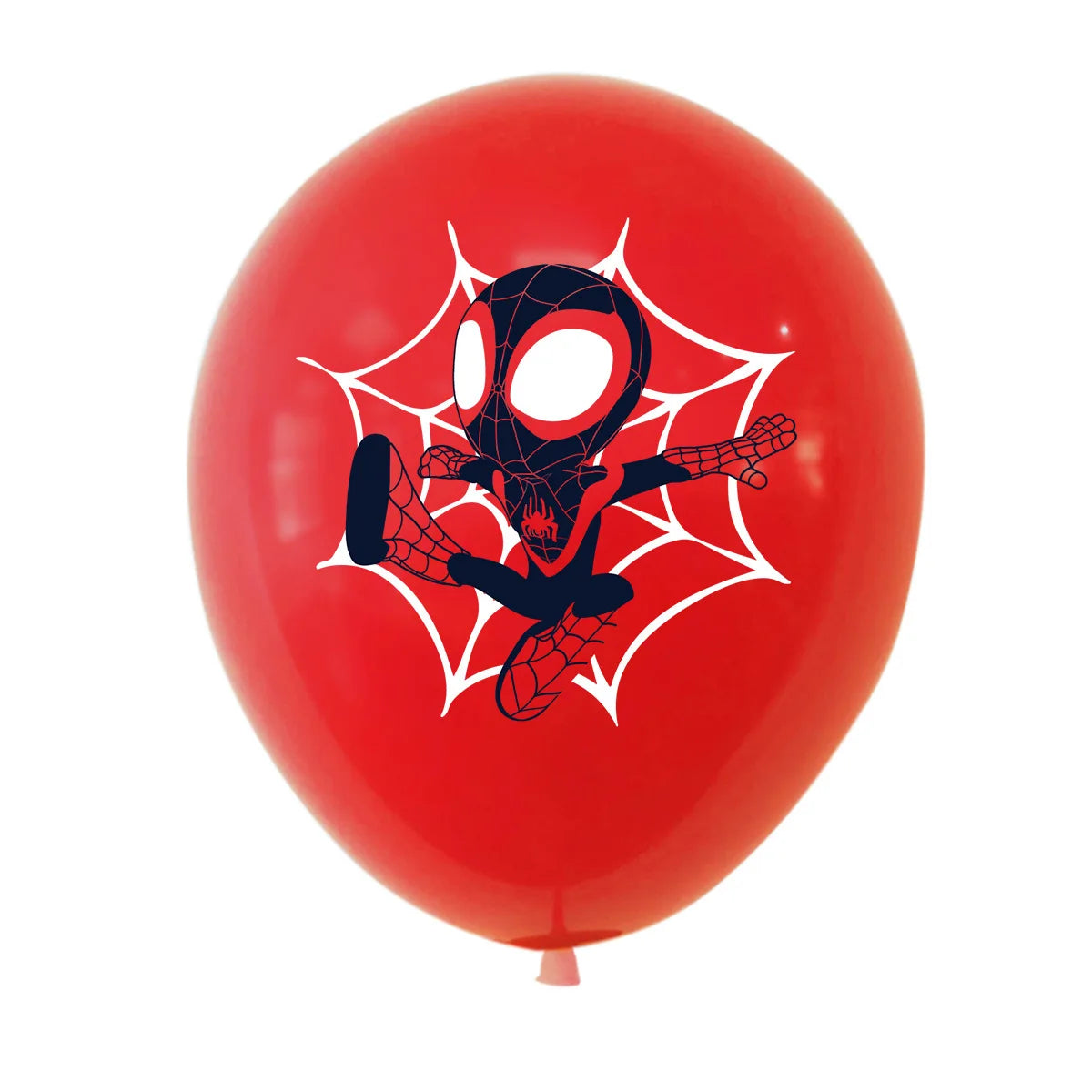 Disney 12" Spiderman Latex Balloons – Across the Spider-Verse Party Supplies for Kids Birthday Decorations