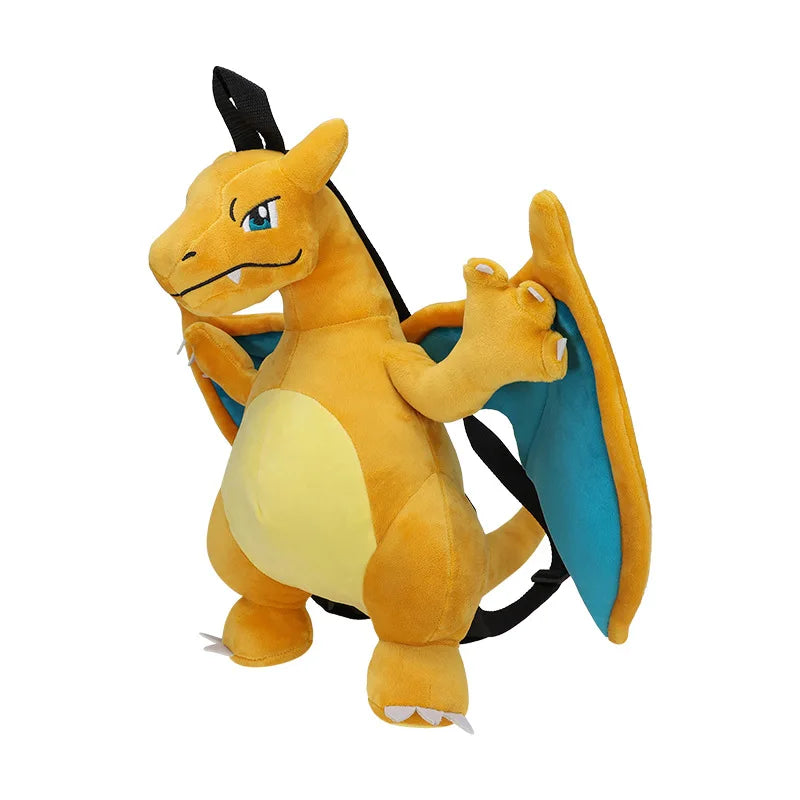 Charizard Plush Backpack — High-Quality Anime Stuffed Schoolbag for Kids, Cosplay & Christmas Gift