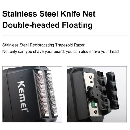 Kemei Hair Clipper Kit — Electric Trimmer & Shaver for Men, KM-2290/2293/1102