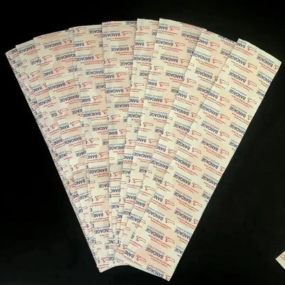 50PCS Waterproof Finger Bandages – Breathable First Aid Wound Dressing Plasters for Cuts & Emergency Care