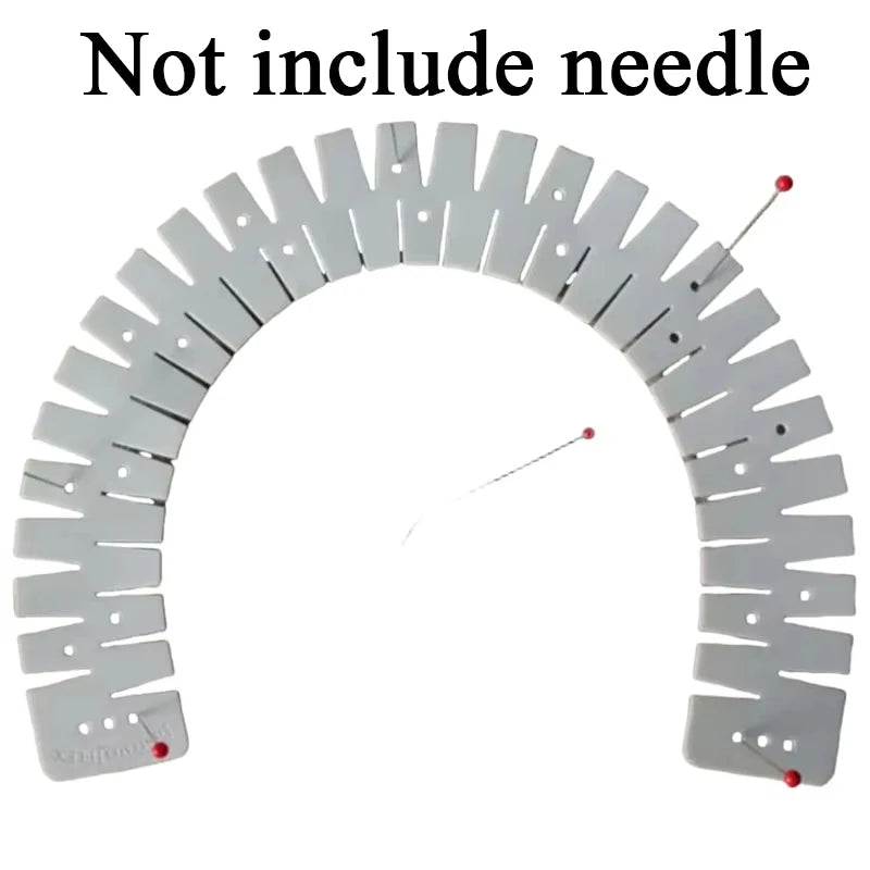 Silicone Hemmer Sewing Tool – Flexible Hem Ruler with Marking Holes for DIY Sewing & Crafting Gifts