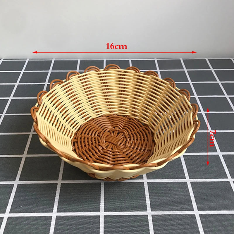 Solid Wood Round Dessert Plate – Japanese-Style Wooden Tray for Snacks, Dried Fruit & Tableware