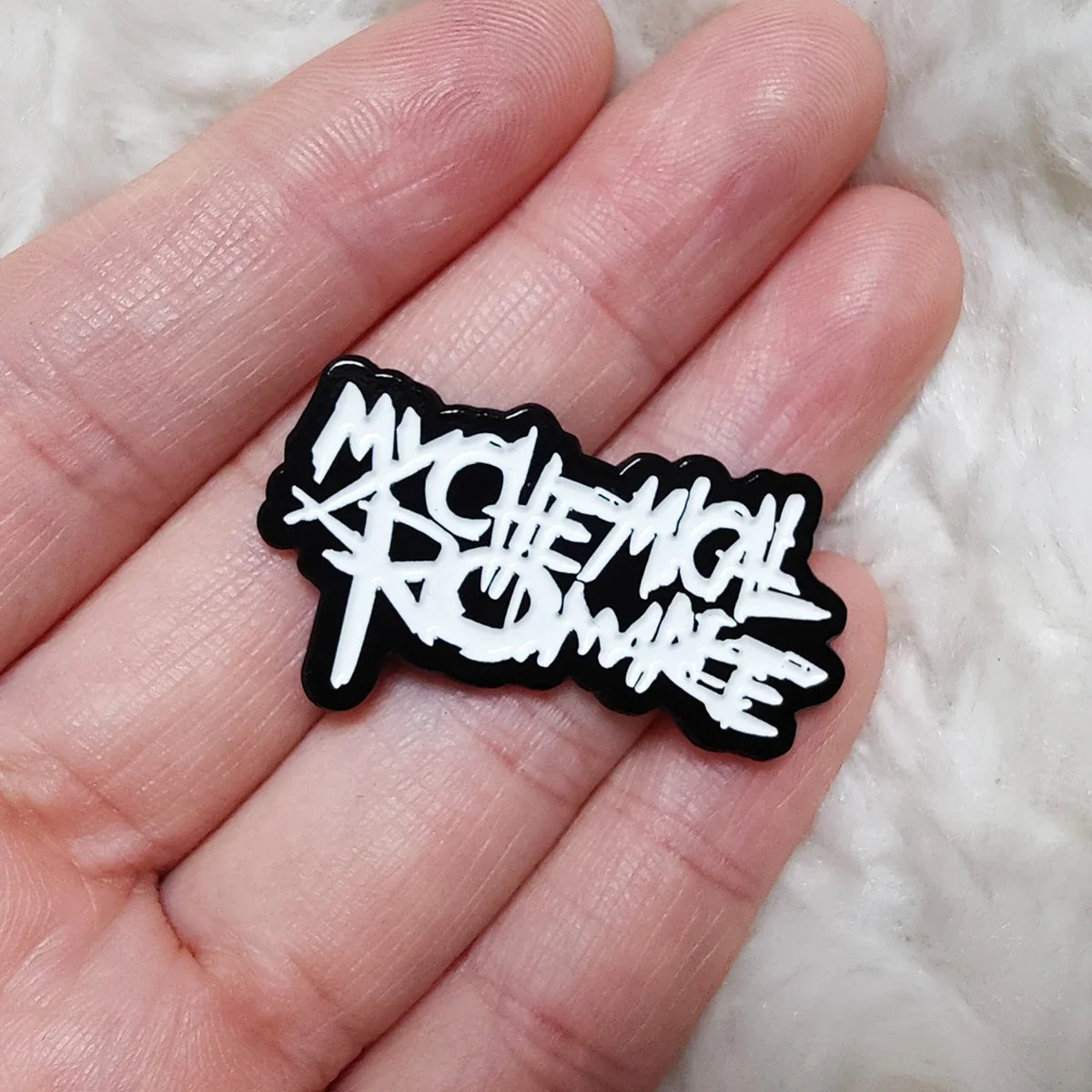 My Chemical Romance Rock Band Brooch Pin - Metal Enamel Lapel Badge Jewelry Accessory for Fans