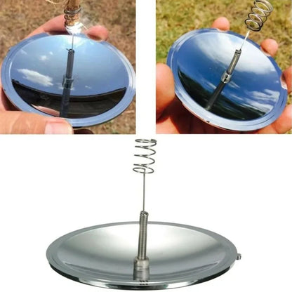 Solar Lighter – Waterproof Windproof Outdoor Fire Starter Tool, Portable Emergency Survival Gear for Camping, Hiking & Travel Kit
