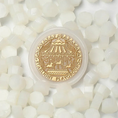 100Pc Retro Sealing Wax Beads – Seal Stamp for Wedding & Birthday Invitations, DIY Scrapbook Decoration & Crafting