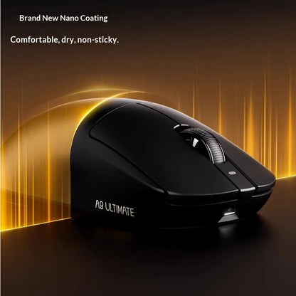 ATK DragonFly A9 Air Ultimate Wireless Gaming Mouse - 42000DPI PAW3950 Sensor 8KHz RGB Ergonomic Mouse for PC Windows & MacOS