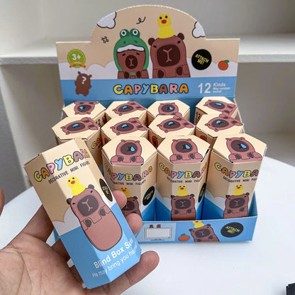 12PCS Surprise Blind Box Cartoon Character Dolls – Cute Model Toy Figures for Mobile, Car & Desktop Decoration Gift