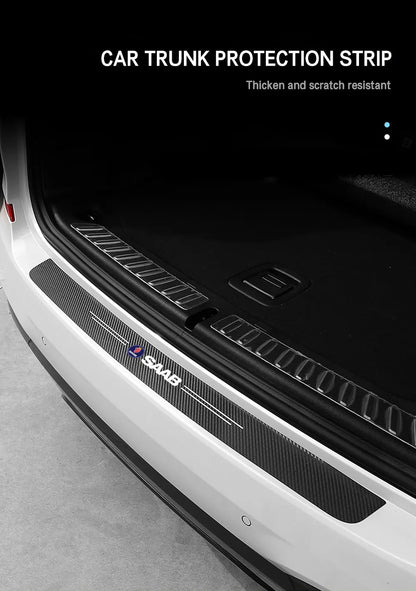 Carbon Fiber Anti-Scratch Scuff Pedal Protector for SAAB 9-3, 9-5 – Car Styling Sticker Accessories