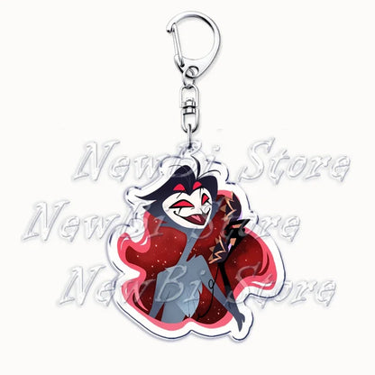 Helluva Blitzo Anime Keychain – Boss Pendant Bag Accessory & Fan Gift Keyring Jewelry