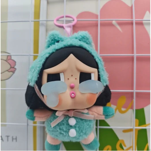 Crybaby Blind Box Vinyl Doll — Crying Again Series Keychain, Animal Pendant Mystery Gift