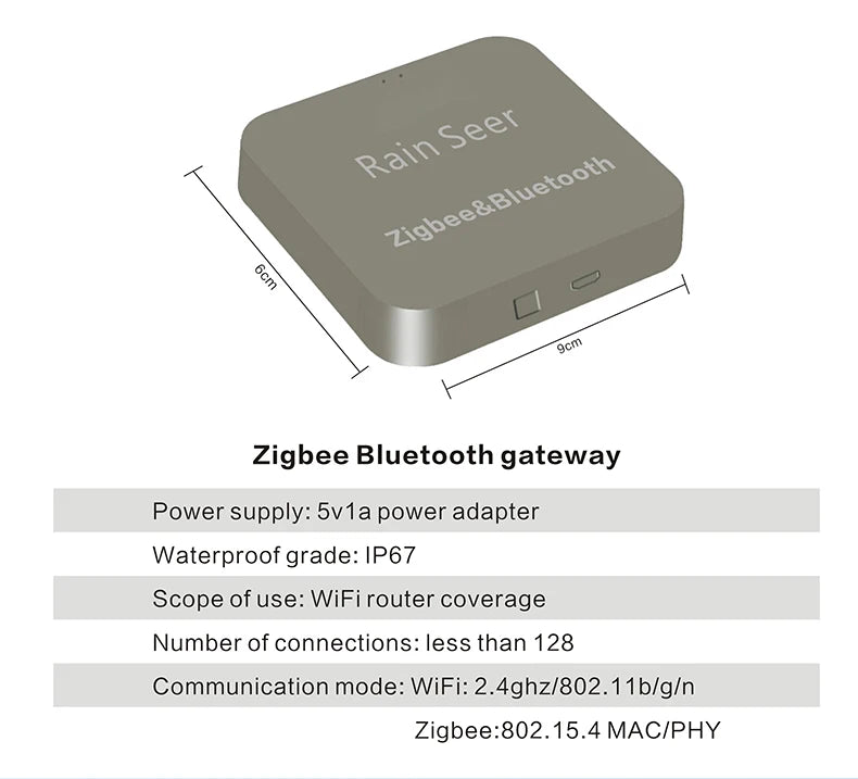 Rain Seer Tuya Zigbee Garden Watering Timer – WiFi Irrigation System with Mobile Remote Control