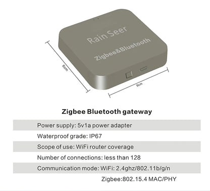 Rain Seer Tuya Zigbee Garden Watering Timer – WiFi Irrigation System with Mobile Remote Control
