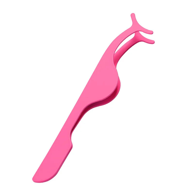 False Eyelash Applicator Tweezer – Professional Makeup Tool for Easy Mink Lash Application & Curling