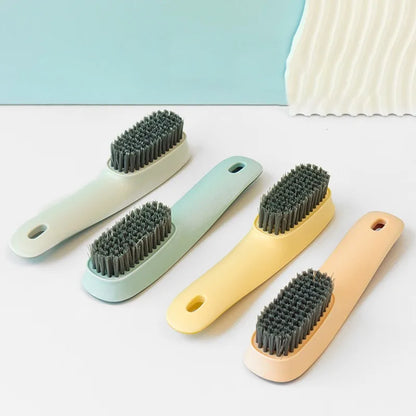 Multi-Purpose Shoe Cleaning Brush - Plastic Scrubbing Tool for Shoes, Clothes & Household Cleaning Tasks