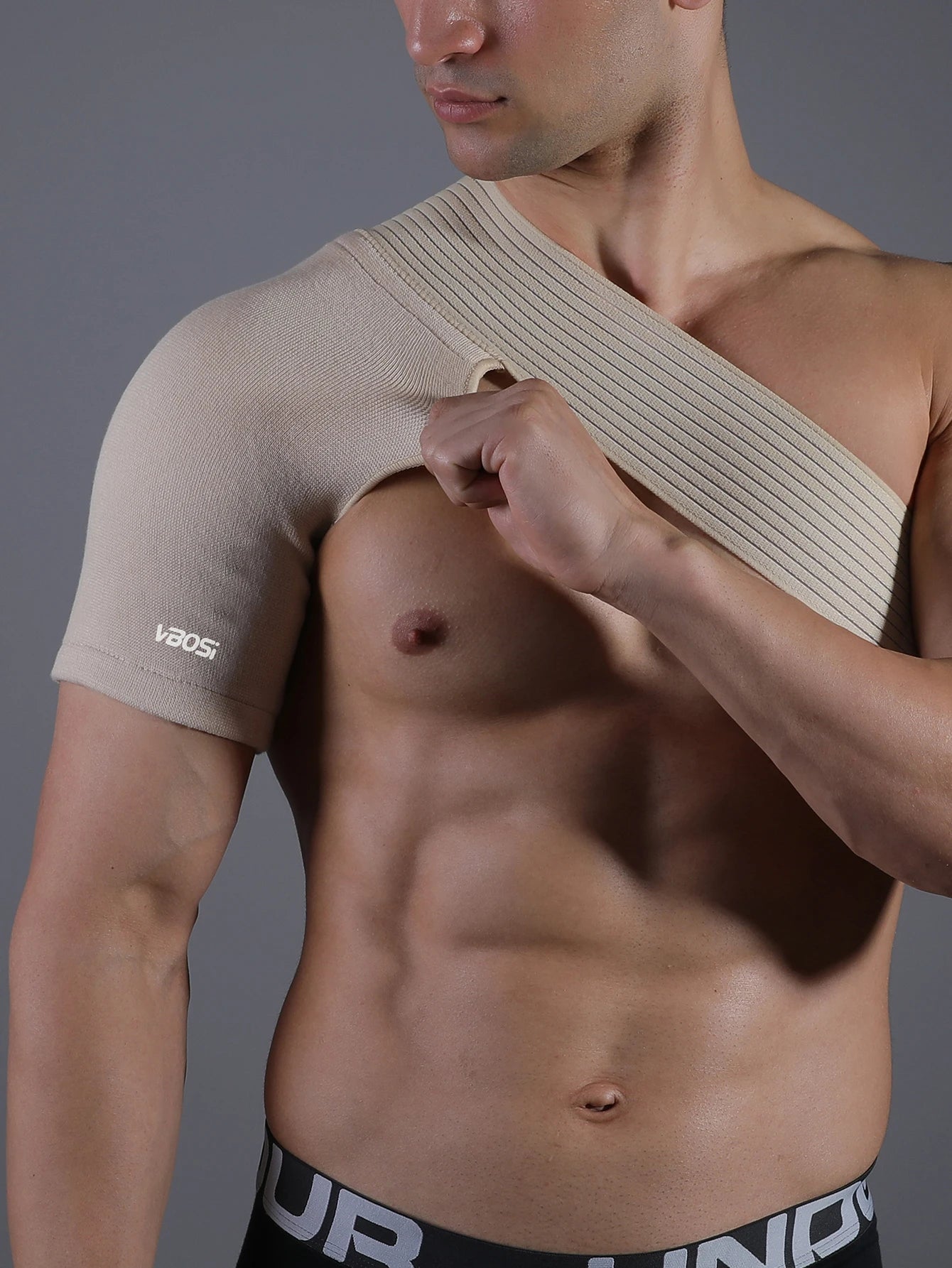 Breathable Elastic Shoulder Support — Upper Back Brace for Posture & Pain Relief