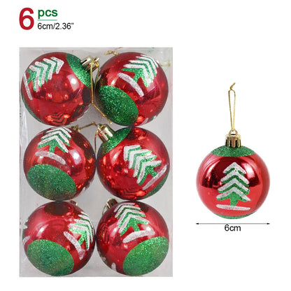 Christmas Ball Ornaments – Hanging Tree Pendants for Xmas, Home Decor, 2026 New Year & Holiday Gifts