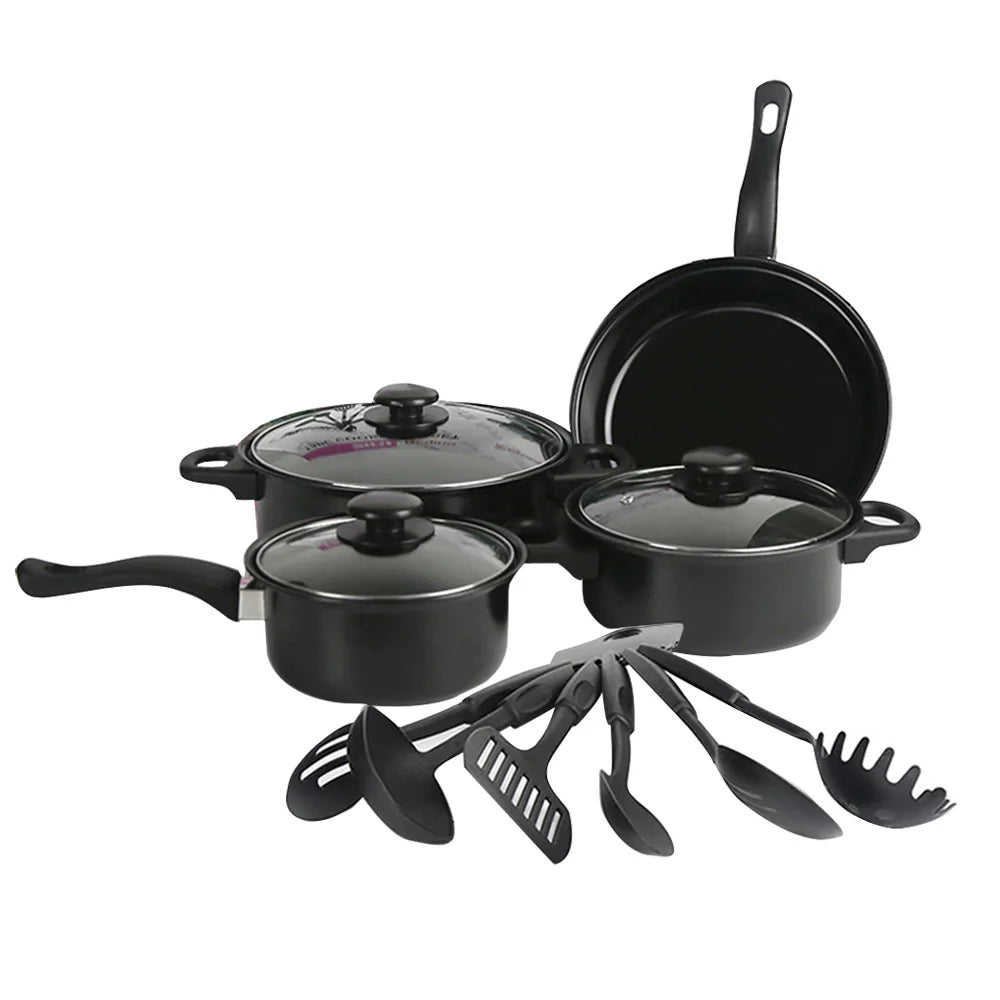 13-Piece Non-Stick Pots & Pans Set – Complete Kitchen Cookware, Perfect Gift for Family & Friends