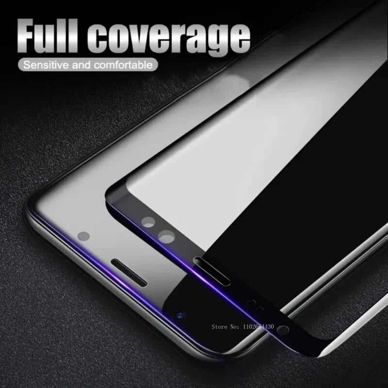 2PCS Curved Tempered Glass Screen Protector - Compatible with Samsung Galaxy S8–S24 Ultra & Note Series