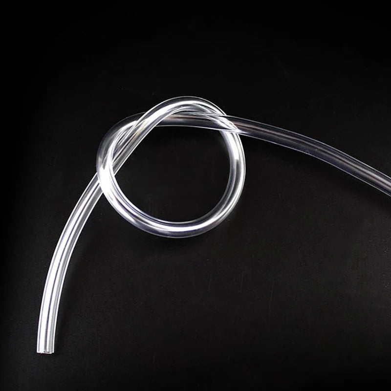 Silicon Aquarium Oxygen Pump Hose - 4x6mm, 1m/3m/5m/10m, Food Grade Tube for Fish Tank & Pond