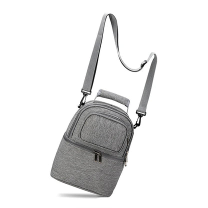 Folding Large-Capacity Breast Milk Storage Backpack – Portable Crib Bed, Mommy Outing Bag with Insulation for Baby