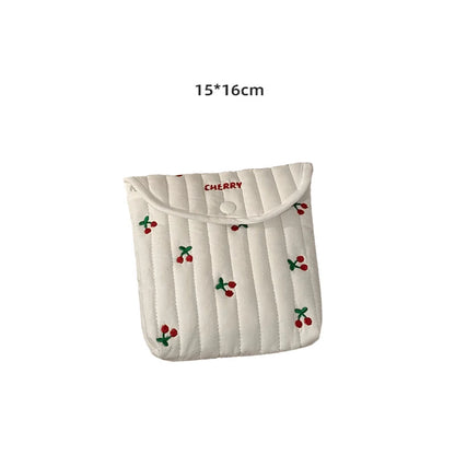 Cute Menstrual Product Storage Bag - Portable Mini Sanitary Napkin & Tampon Organizer for Travel and School