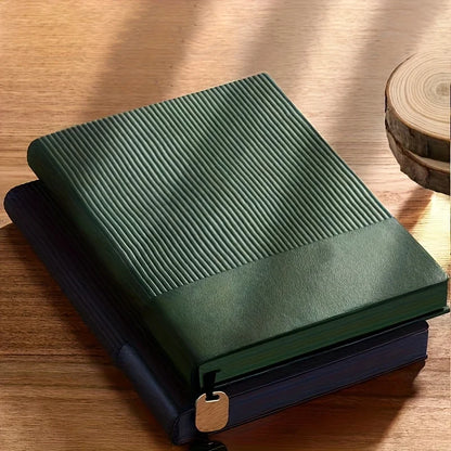 A5 Faux Leather Notebook - 100 Sheets Premium Paper Journal for Office, Business & Meetings