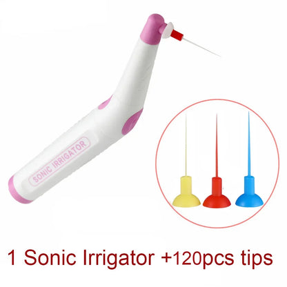 Dentistry Endo Sonic Irrigator with 120PCS Tips – Dentist Vibration Cleaning Instrument for Root Canal Treatment