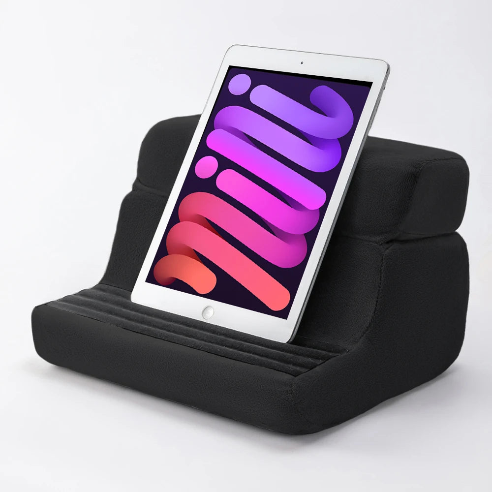 Multi-Functional Tablet Pillow Stand – Foldable 4-Angle Mobile & Tablet Holder for Comfortable Reading & Watching