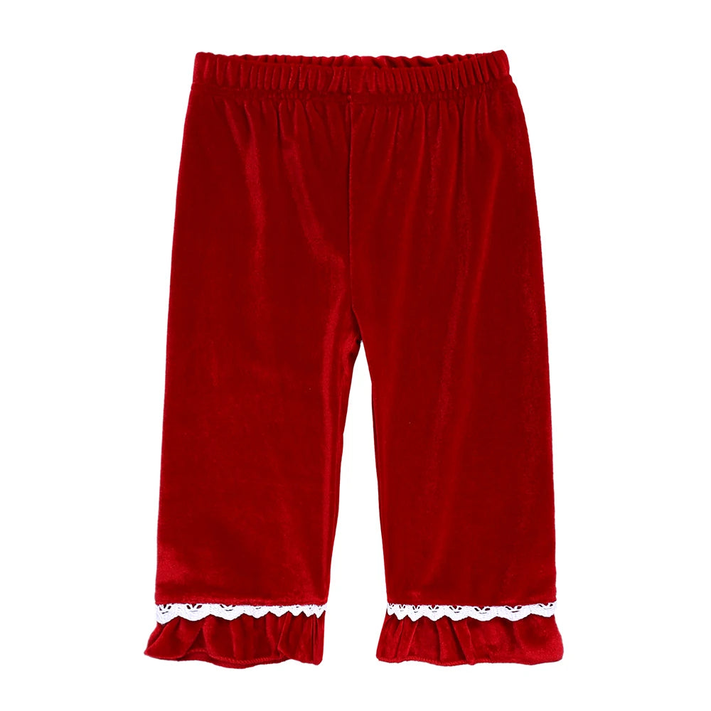 2025 Kids Christmas Pajama Set – Velvet Loungewear Long Sleeve Sleepwear for Boys & Girls