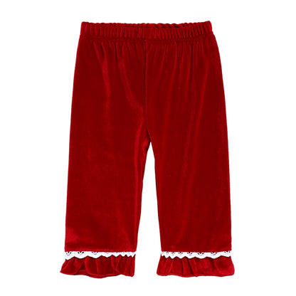 2025 Kids Christmas Pajama Set – Velvet Loungewear Long Sleeve Sleepwear for Boys & Girls
