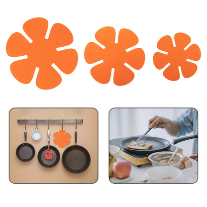 12-Piece Felt Pot and Pan Protectors Set - Anti-Scratch, Non-Stick Divider Pads for Cookware, Heat Insulation Bottom Protectors for Kitchen Tools