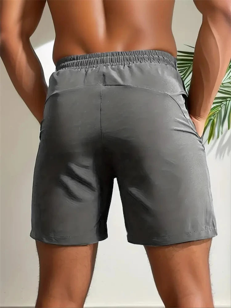 UETEEY Men’s Summer Shorts — Gym, Running & Fitness Quick-Dry Workout Pants