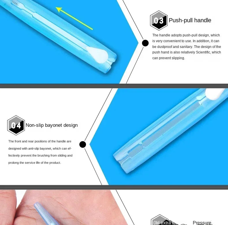 30-Piece Interdental Toothpick Brushes – 0.6-1.5mm I-Shape Dental Floss for Oral Care