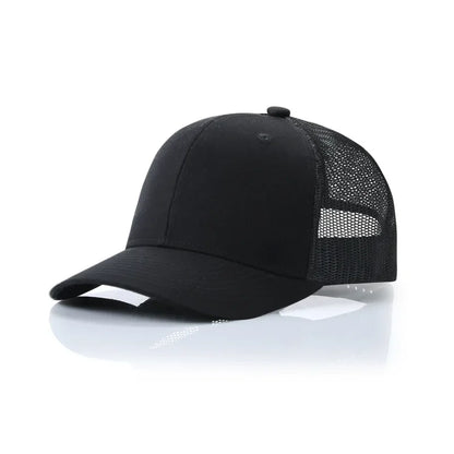Custom Logo Snapback Hat - Embroidered Mesh Sports Cap for Men & Women, Adjustable Baseball Cap