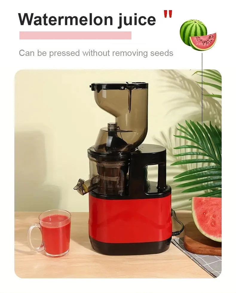 Portable Electric Fruit Juicer — Mini Household Juicer Cup for Fresh Orange & Fruit Juice Separation